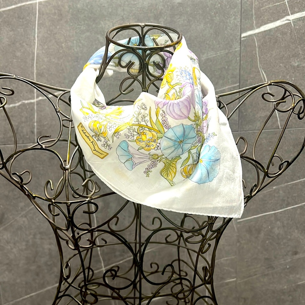 Salvatore Ferragamo Floral Scarf